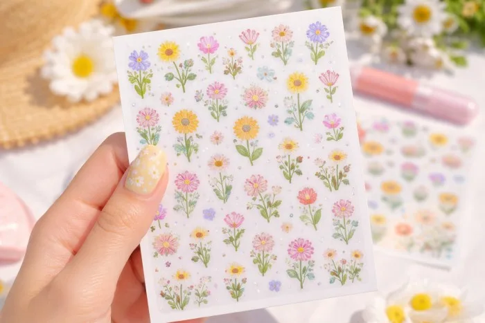 Affordable nail art stickers under 100 available on Meesho and Amazon India