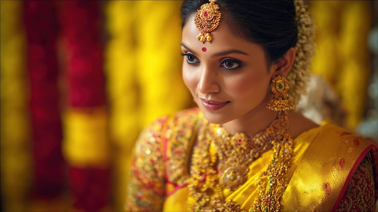 Dusky deep tones golden Lakme rules for South Indian brides while dry winters need Ponds under primer.