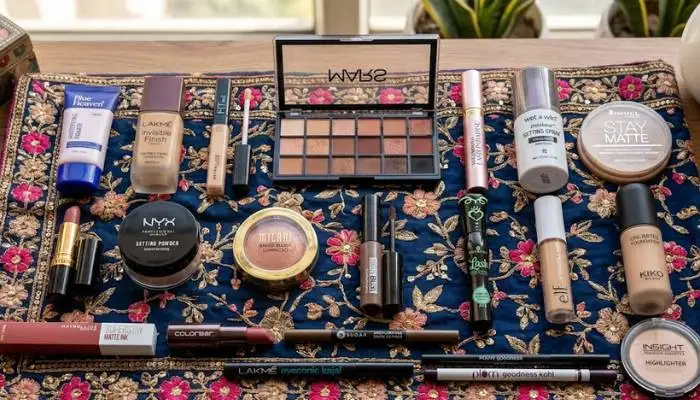 Snag 20 basics cheap like Blue Heaven primer, Lakme foundation, Maybelline concealer, and Mars nude paletteall hits 4675 on Amazon deals.