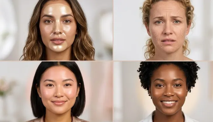 How to identify oily, dry, or mixed Indian skin types using the tissue paper test at home.