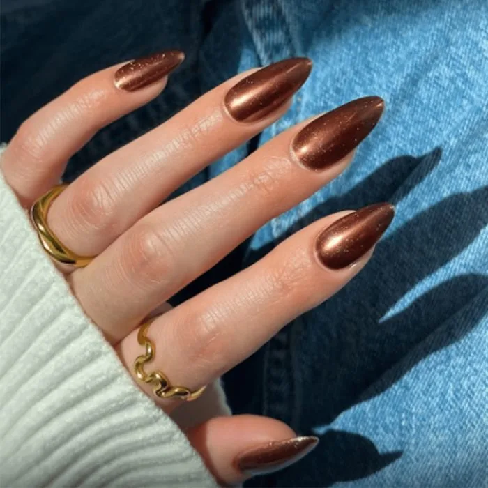Chocolate Glazed Donut Nails Chocolate Glazed Donut Nails