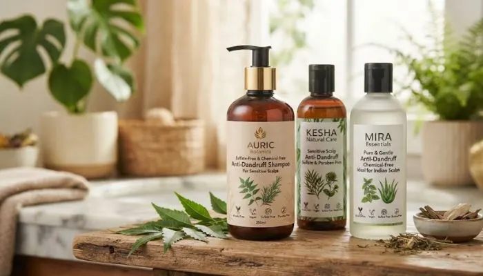 Sulfate-free chemical-free anti-dandruff shampoos ideal for sensitive Indian scalps