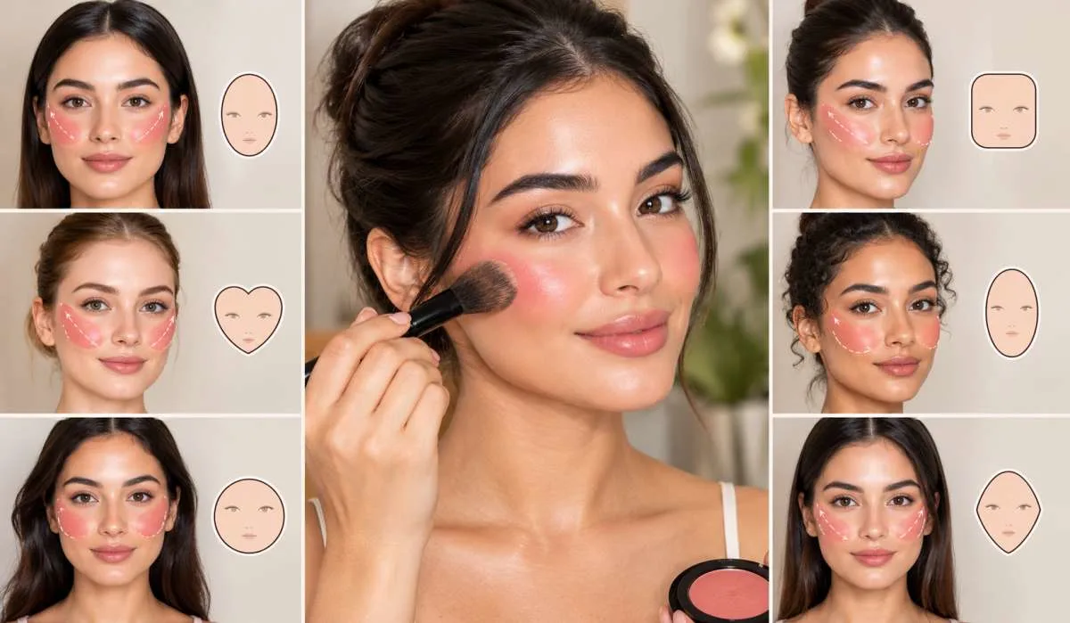 How to Apply Blush According to Face Shape: A Simple Guide