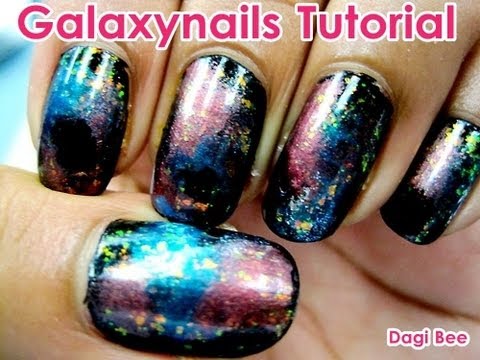 GALAXY-NAILS TUTORIAL - DAGI BEE