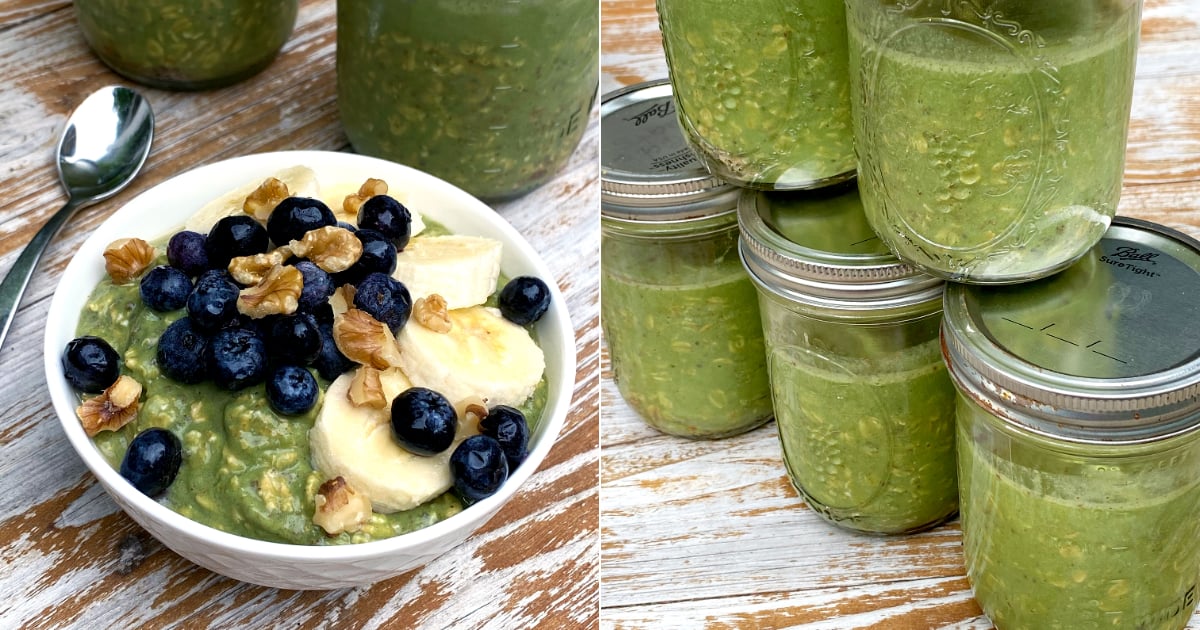 Meal Prep a Week of Protein Smoothie Overnight Oats, Packed With Nutrients and No Added Sugar