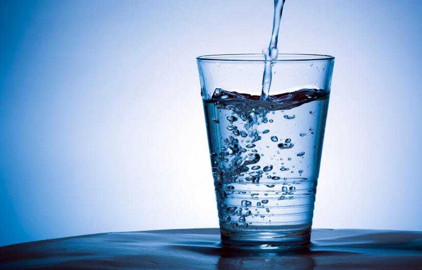 Glass of drinking water - municipal water use